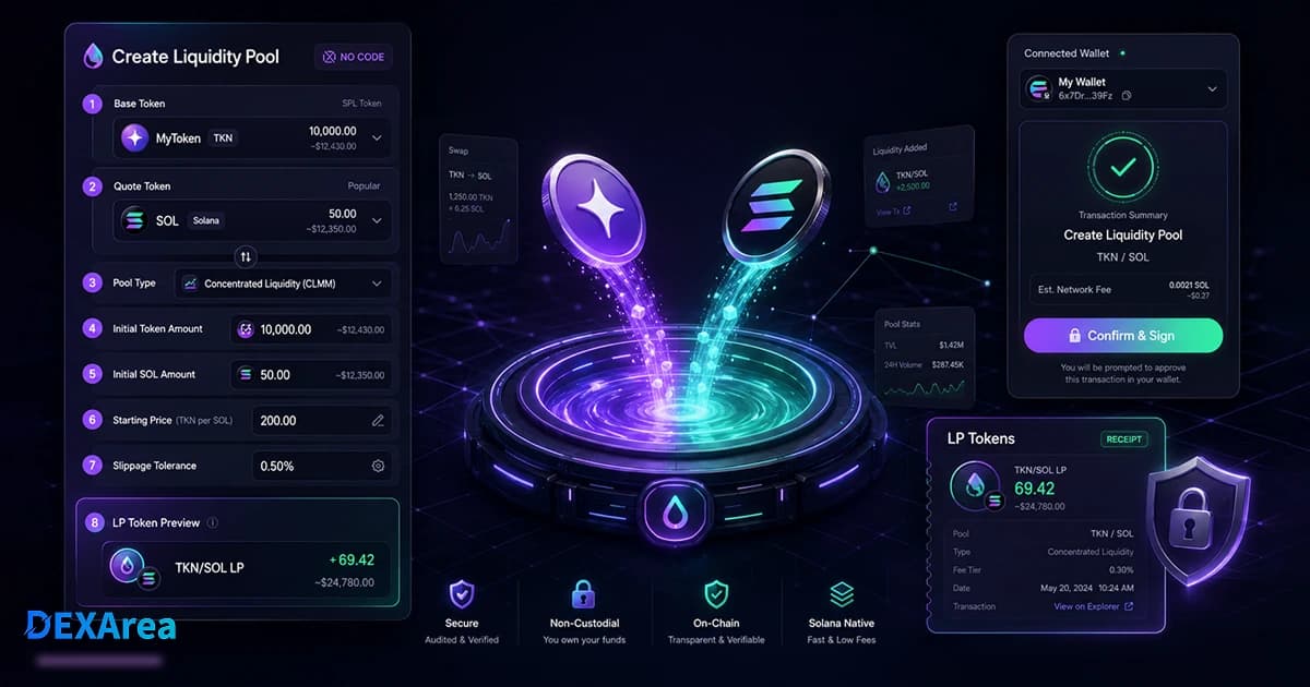 How to Create a Liquidity Pool on Solana