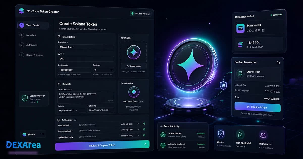 How to Create a Solana Token Without Coding