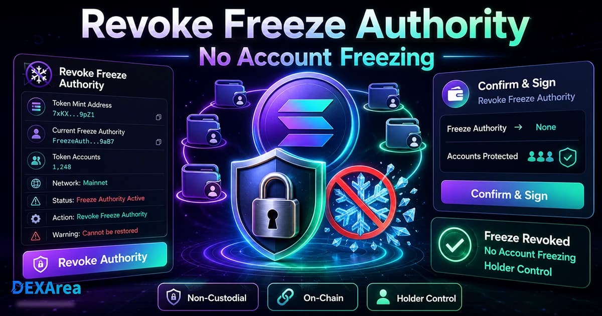 How to Revoke Freeze Authority on Solana