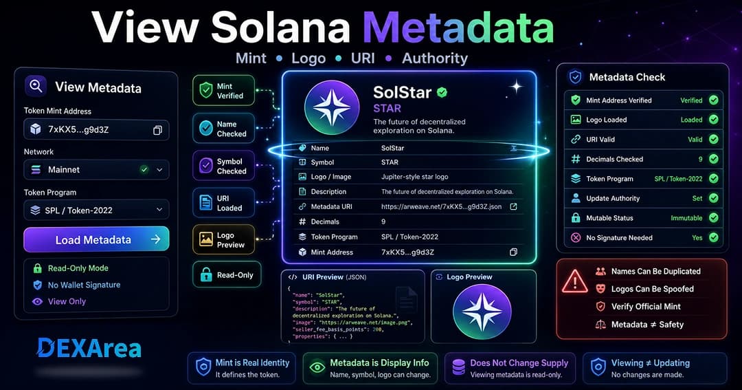 How to View Solana Token Metadata
