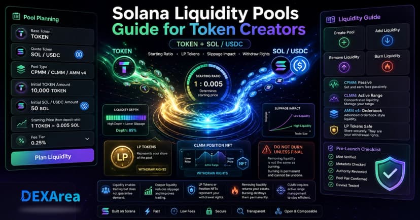 Solana Liquidity Pools: Create, Add, Remove & Burn