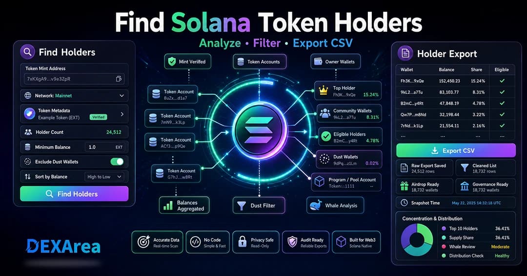 How to Find Solana Token Holders