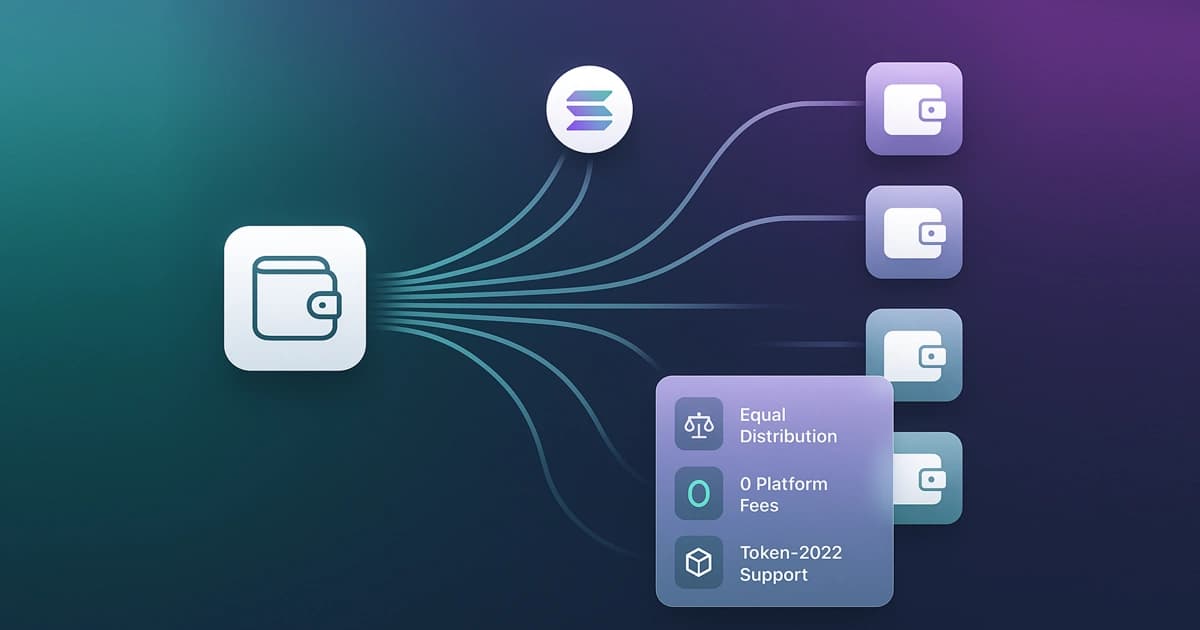 Complete Guide to Solana Airdrop Tools: Free Bulk Token Distribution