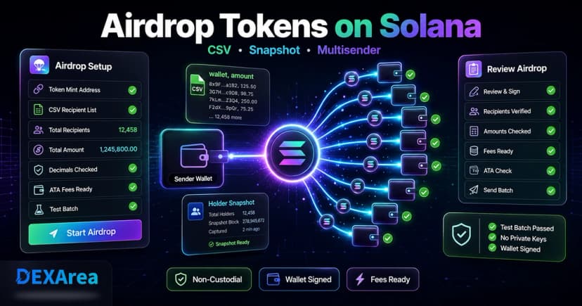 How to Airdrop Tokens on Solana