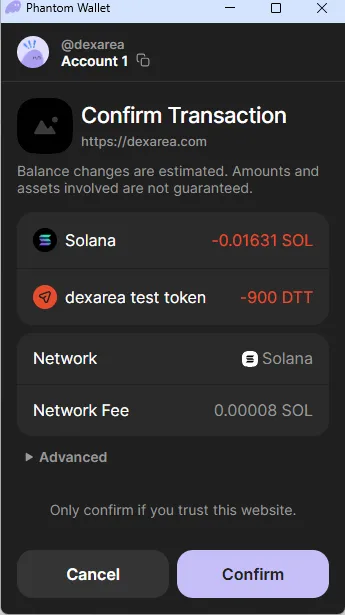 Wallet Confirmation for Airdrop Batch Wallet Confirmation for Airdrop